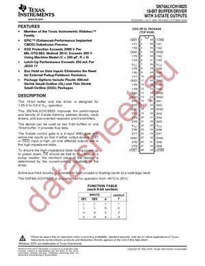 SN74ALVCH16825DGGR datasheet  